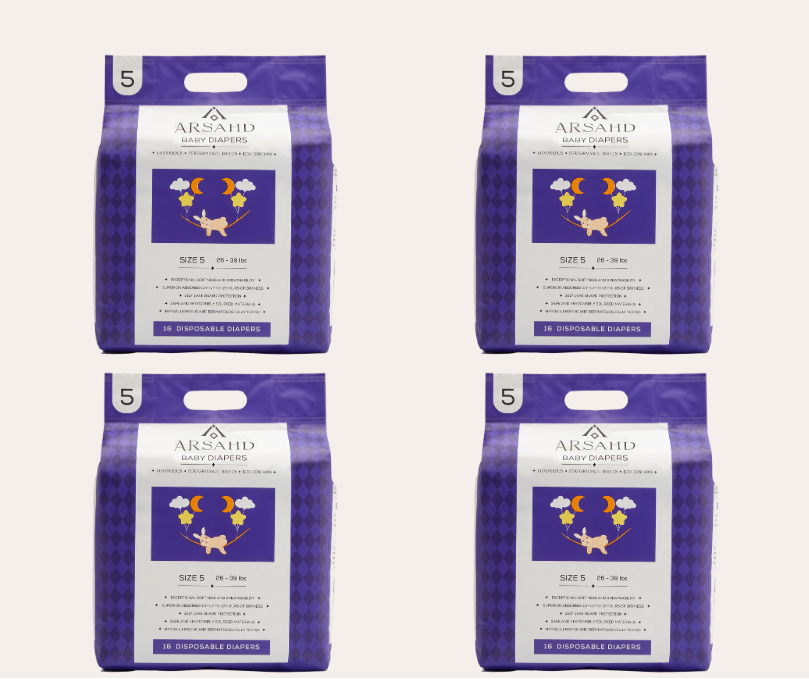 Size 5 Baby Diapers for Sensitive Skin