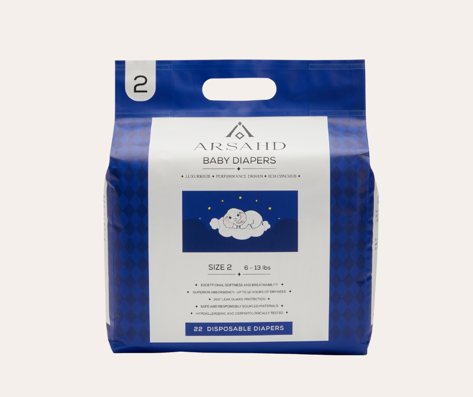 Size 2 Baby Diapers for Sensitive Skin