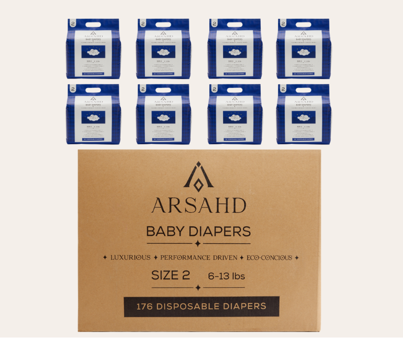 Size 2 Baby Diapers for Sensitive Skin