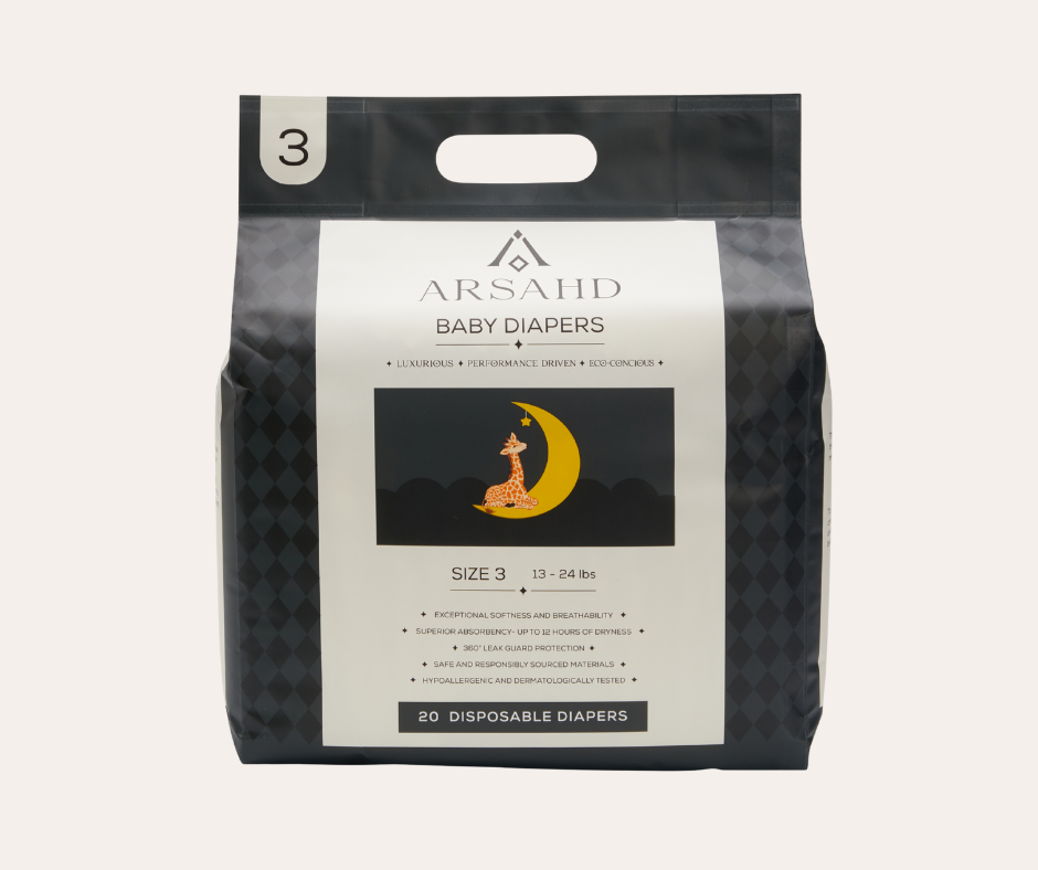 Size 3 Baby Diapers for Sensitive Skin