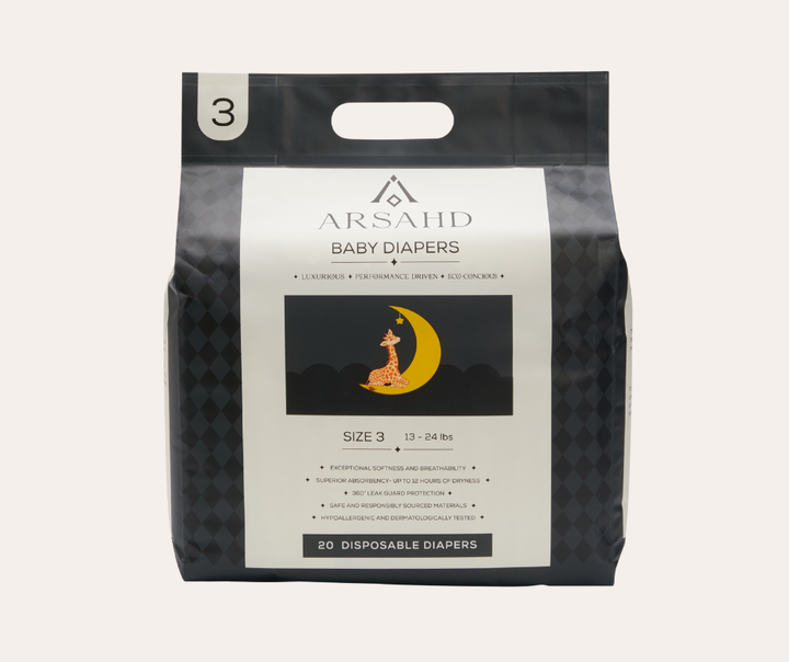 Size 3 Baby Diapers for Sensitive Skin