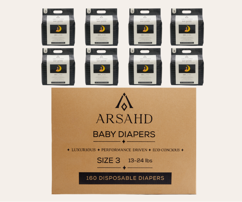 Size 3 Baby Diapers for Sensitive Skin