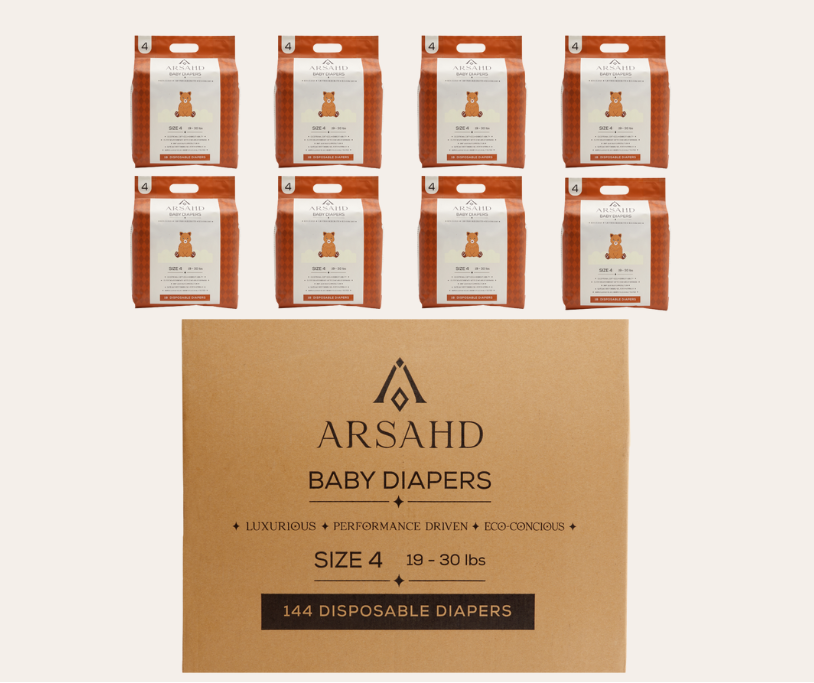 Size 4 Baby Diapers for Sensitive Skin