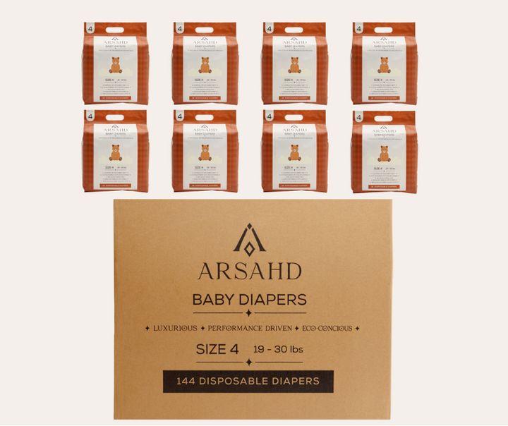 Size 4 Baby Diapers for Sensitive Skin