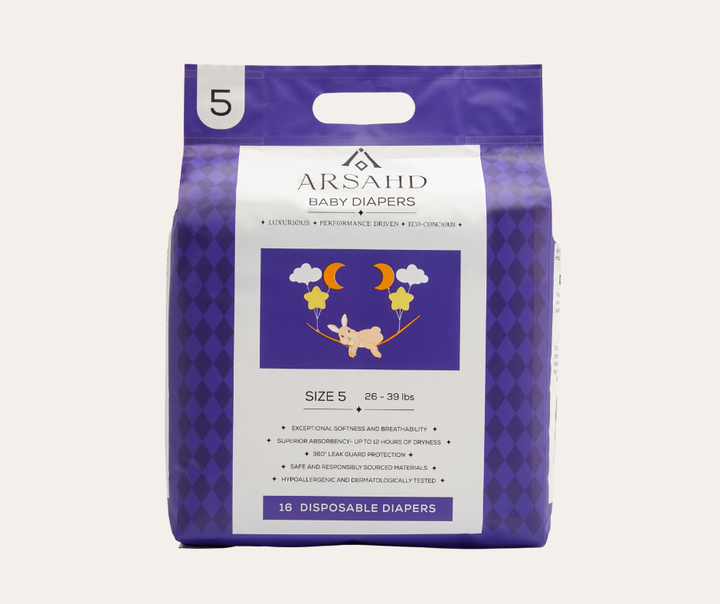 Size 5 Baby Diapers for Sensitive Skin