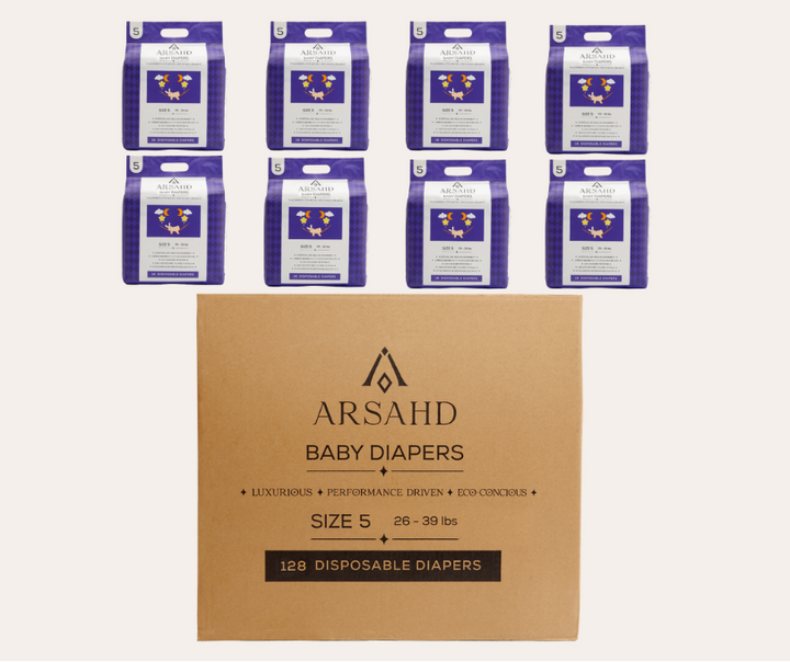 Size 5 Baby Diapers for Sensitive Skin